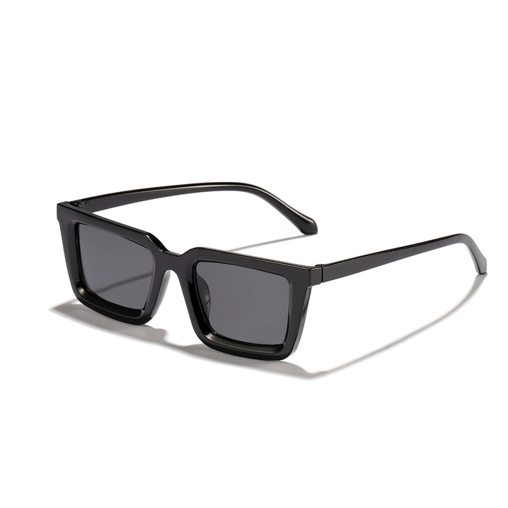 Women's modern square sunglasses with mirrored lenses Bowlift