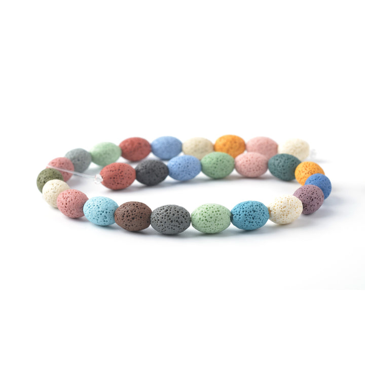 Lava Stone Bead Necklace Bowlift
