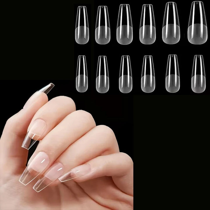 Clear Soft Gel Nail Tip Set Bowlift