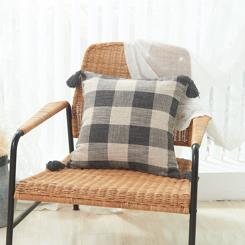 Decorative Tassel Throw Pillow