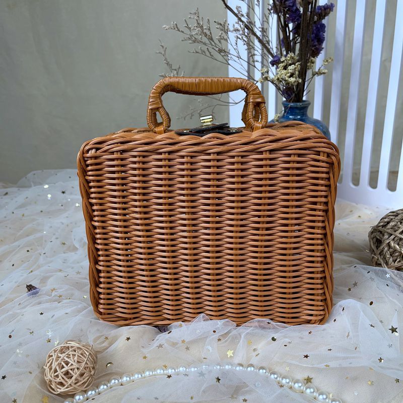 Women classic rattan handbag Bowlift