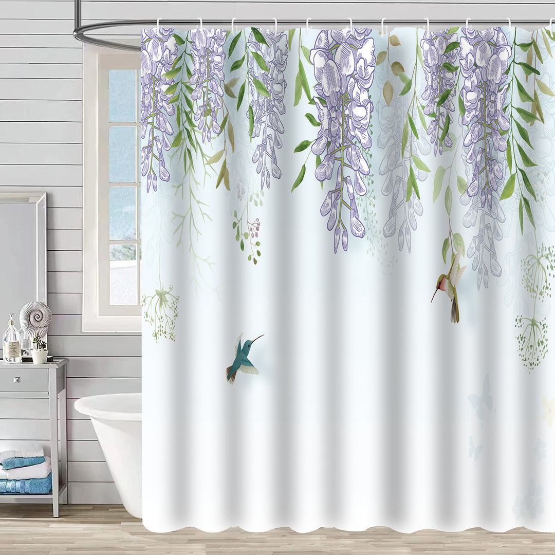 Nature-Inspired Shower Curtain Bowlift