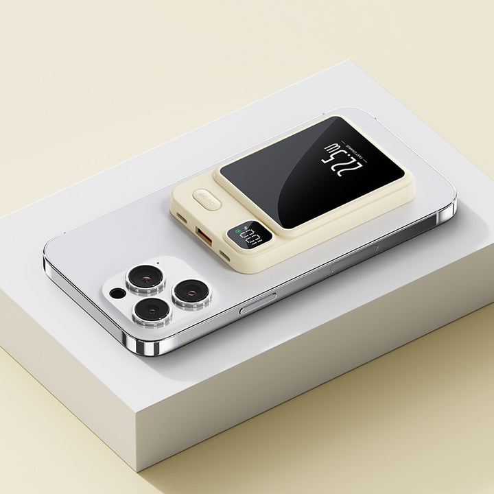 Powerful power bank with multifunctional LCD display and fast charging function Bowlift