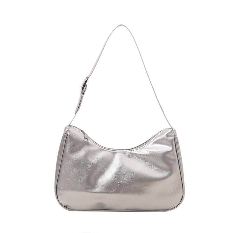 Vintage-Inspired Soft Patent Leather Handbag Bowlift
