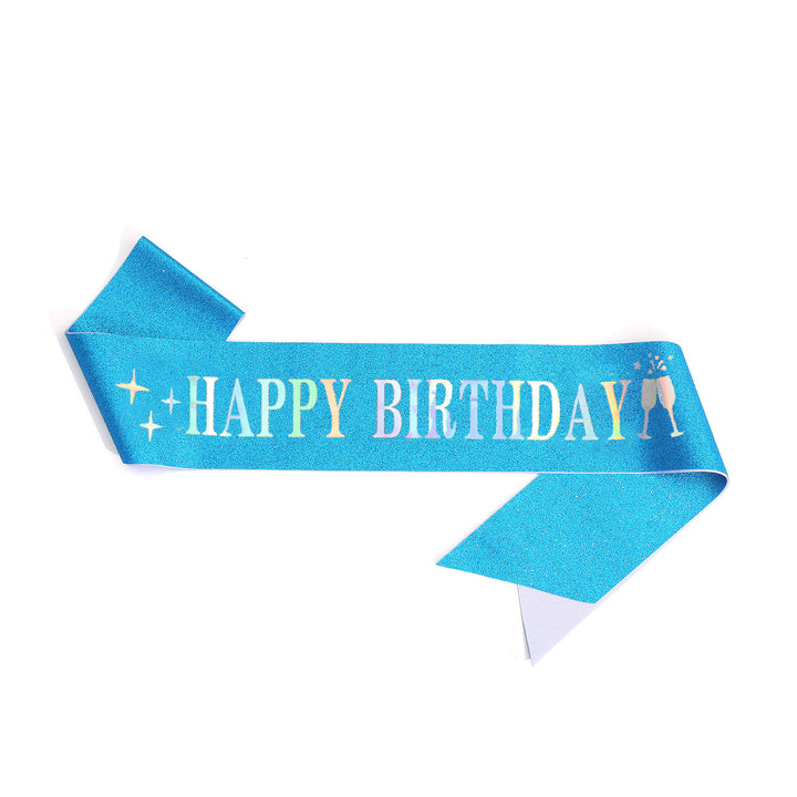 Ladies Glitter Headband with "Happy Birthday" Inscription Bowlift