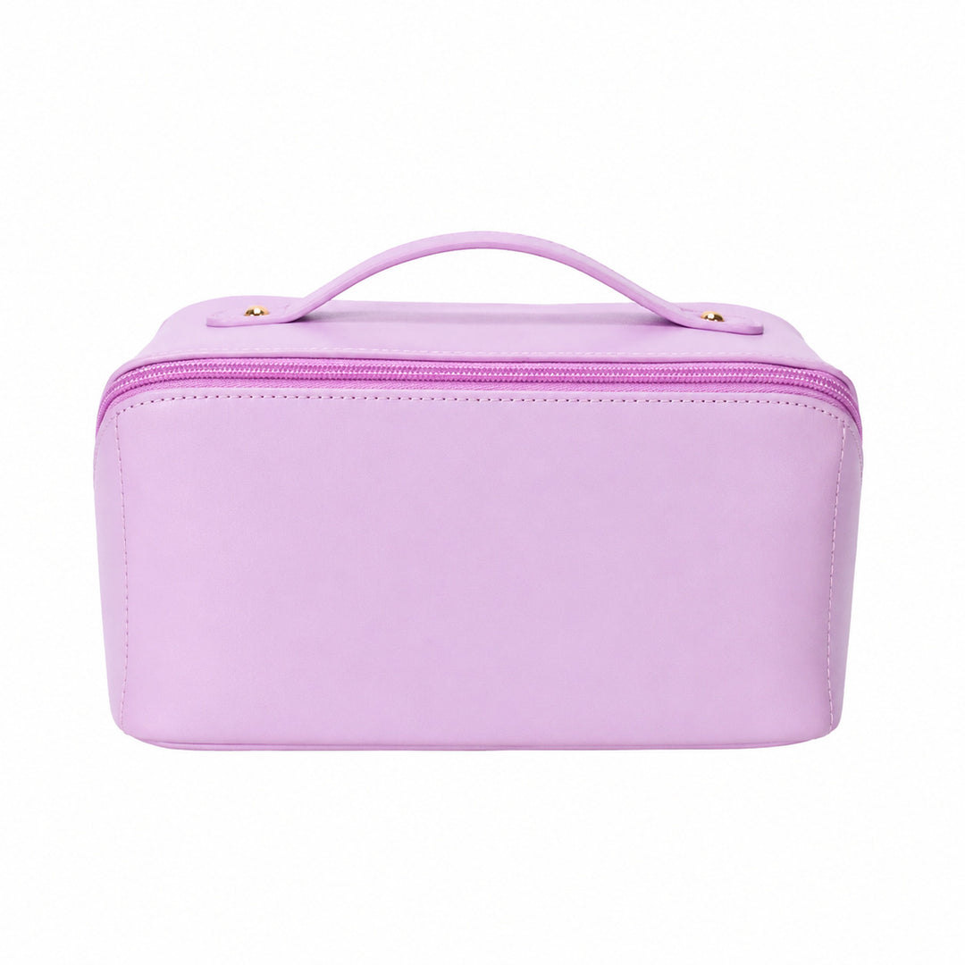 Elegant Cosmetic Bag Made of Artificial Leather Bowlift