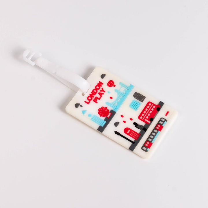 Unisex luggage tag with unique London design Bowlift