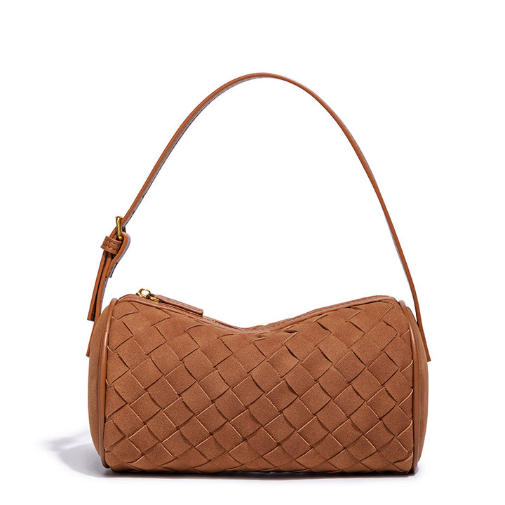 Braided Suede Handbag Bowlift
