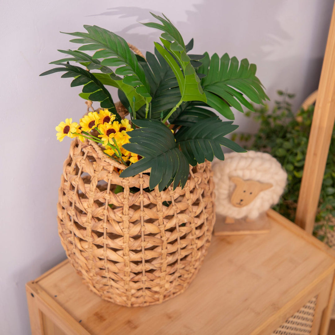 Handwoven Decorative Wall Basket Bowlift