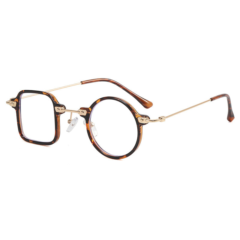 Ladies elegant round hybrid glasses with square design Bowlift