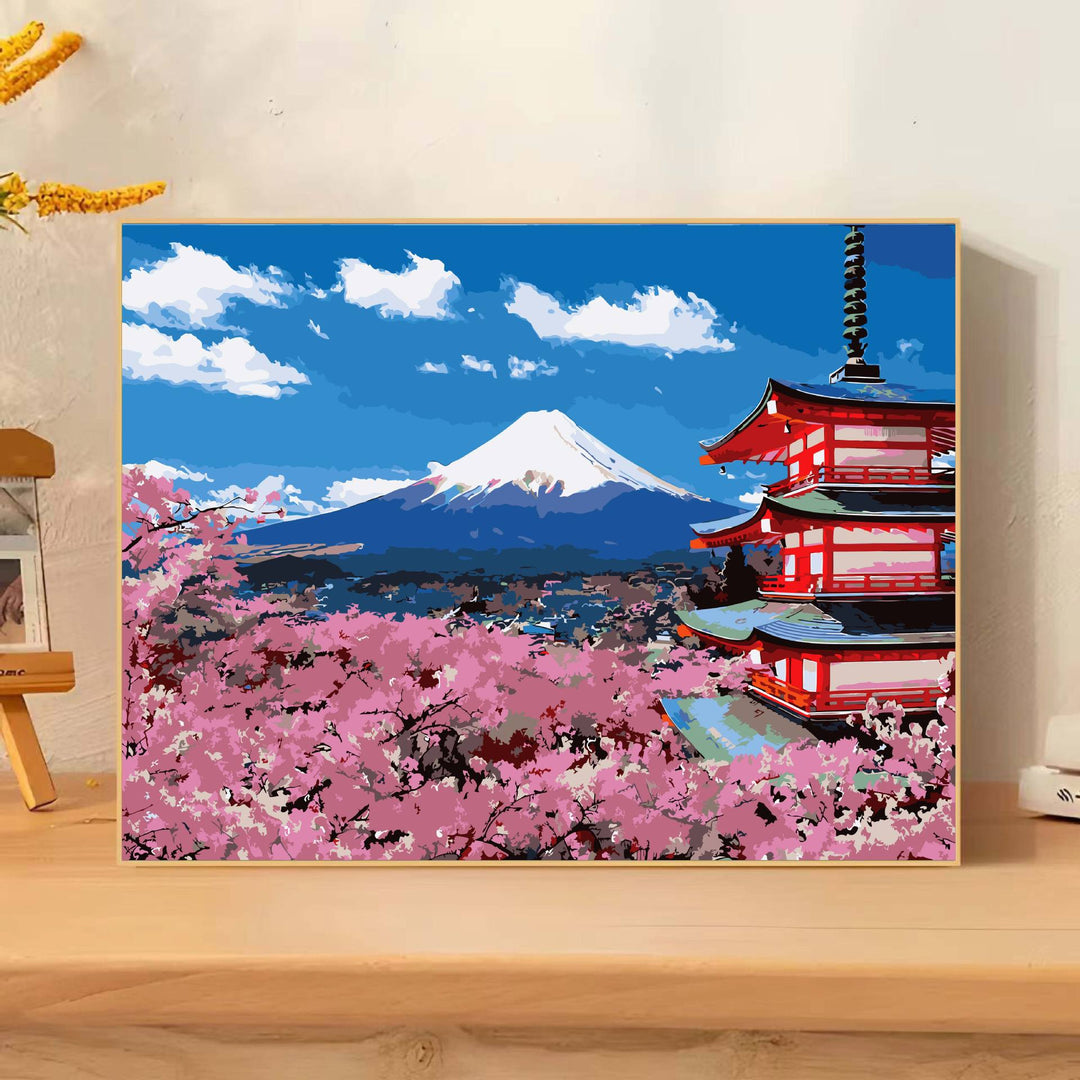 Scenic Landscape Art Canvas Print Bowlift