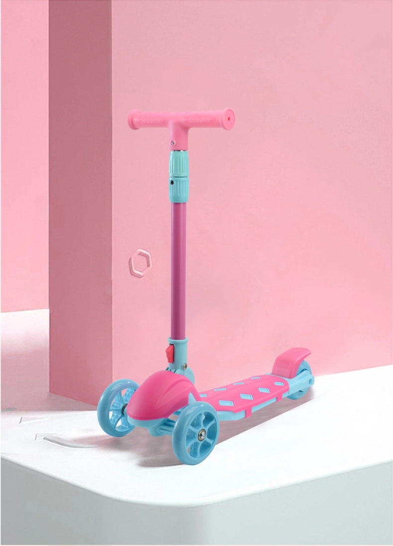 Adjustable Lean-to-Steer Scooter Bowlift