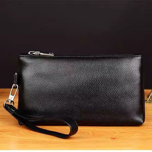 Premium Leather Zip Pouch Bowlift