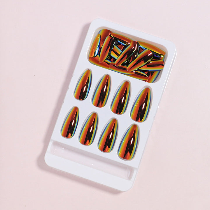 Elegant Stiletto-Shaped Press-On Nails Bowlift