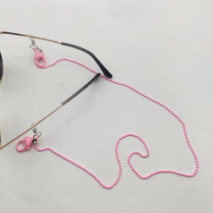 Fashionable glasses chain with heart pendant Bowlift