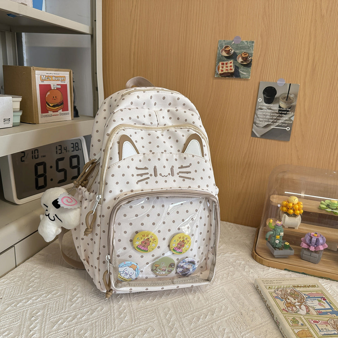 Playful Cat-Themed Backpack