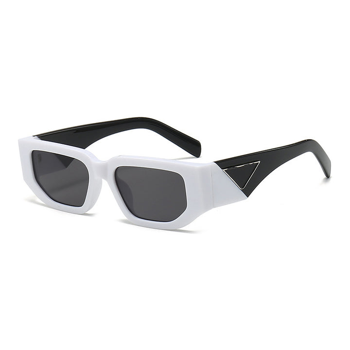 Women's Fashion Rectangle Sunglasses with Elegant Accents Bowlift