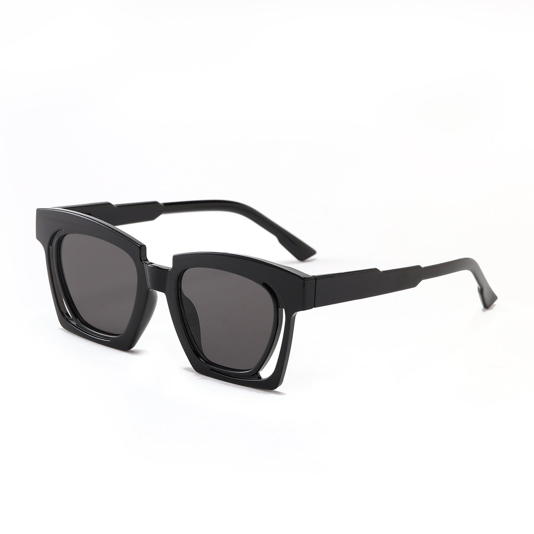 Ladies trendy geometric sunglasses with stylish square frame Bowlift