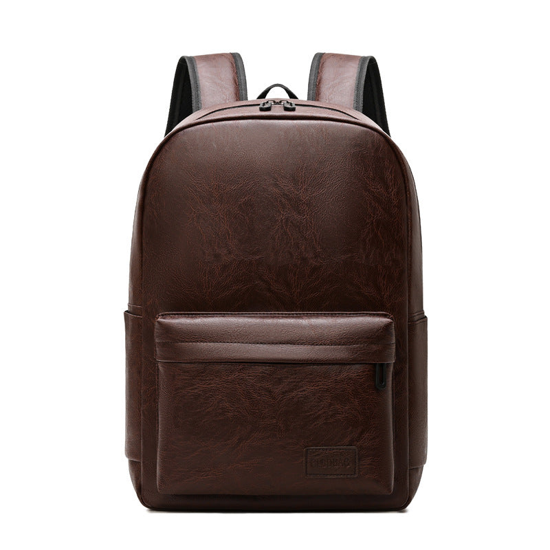 Stylish Leather Laptop Backpack