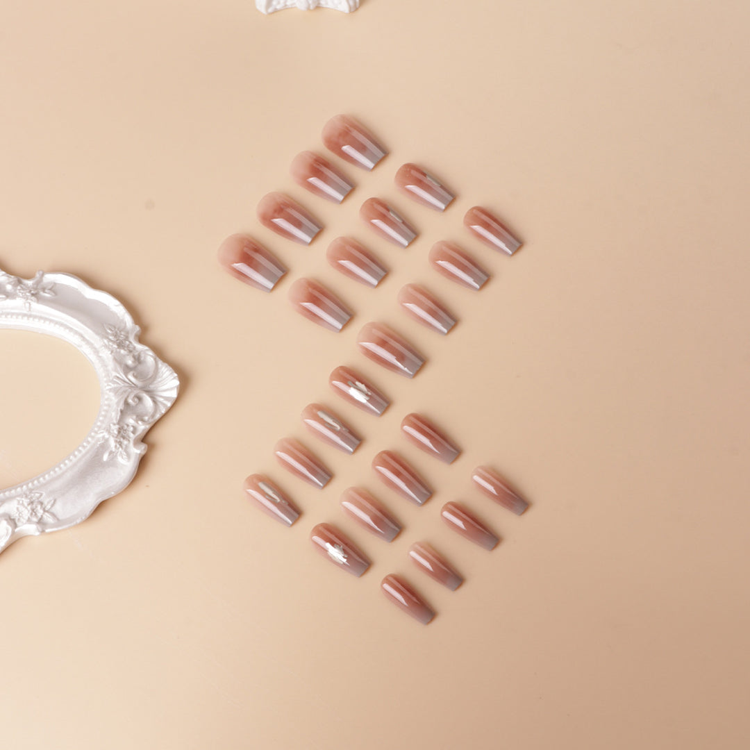 Elegant Glossy Press-On Nail Tips Bowlift