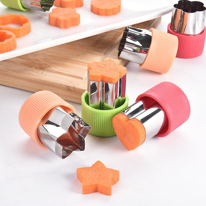 Cookie cutter set made of stainless steel with ergonomic handle Bowlift