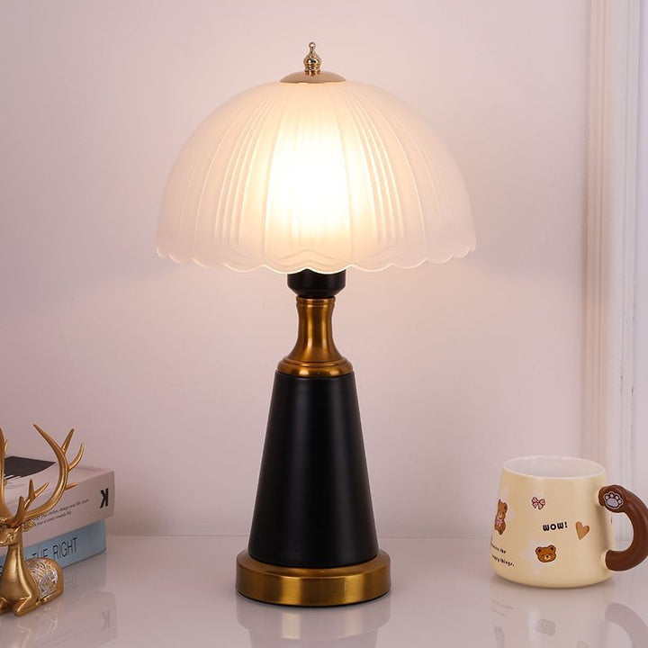 Modern Table Lamp with Gold Accent
