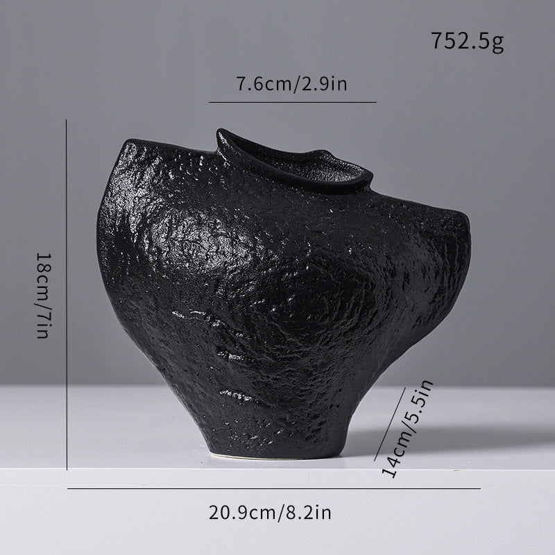 Abstract Shaped Decorative Ceramic Vase