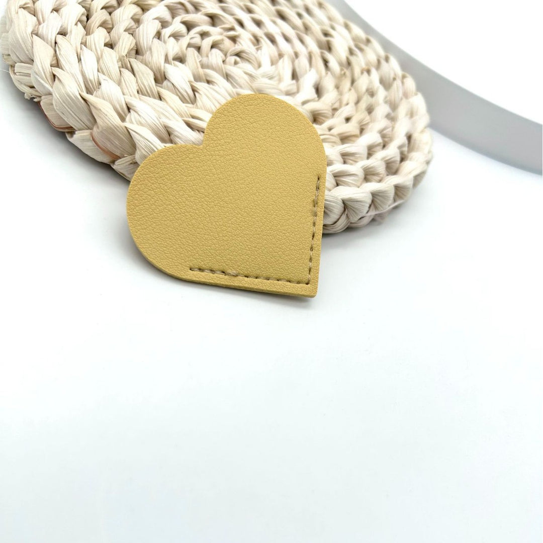 Heart-Shaped Leather Accessory Bowlift