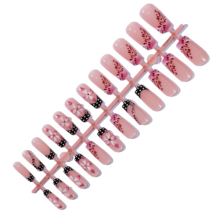 3D Floral Nail Art Extensions Bowlift
