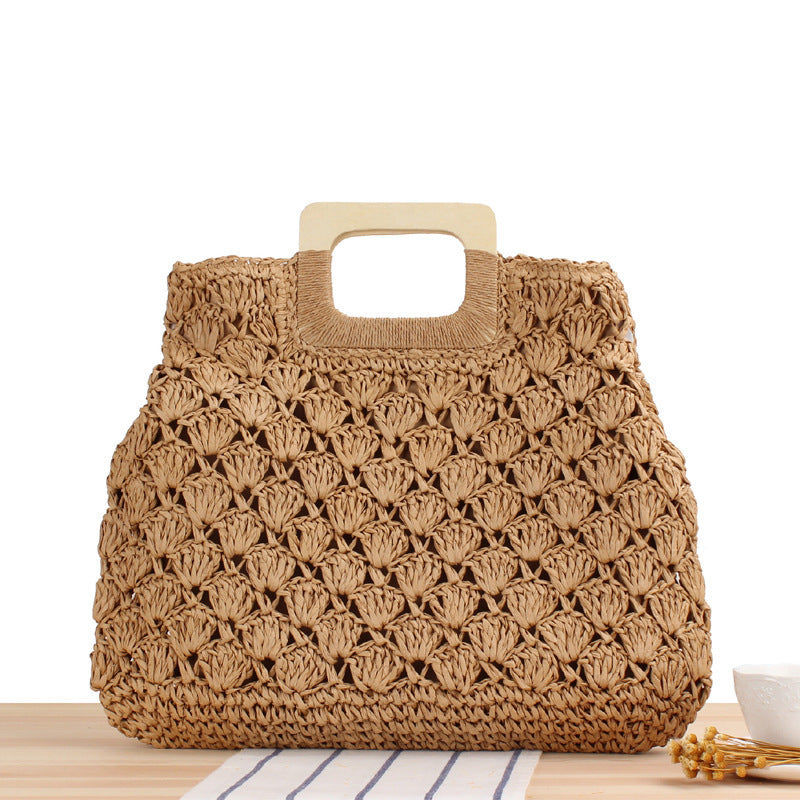 Macrame Tote Bag with Stylish Handle Bowlift
