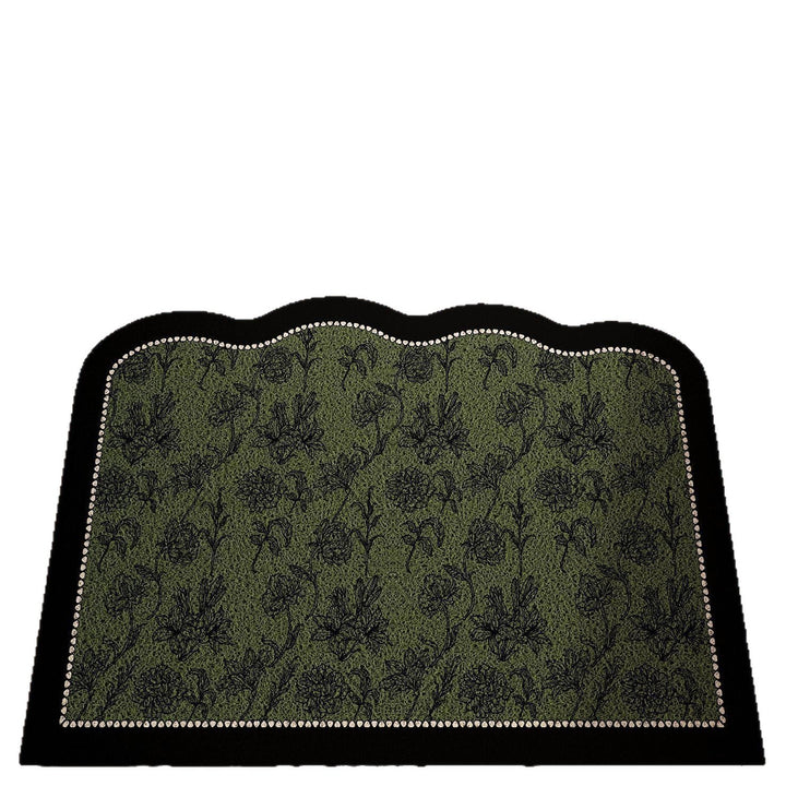 Floral-Themed Welcome Mat Bowlift