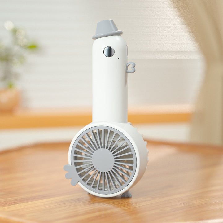 Unisex Portable Animal Design Mini Fan Bowlift
