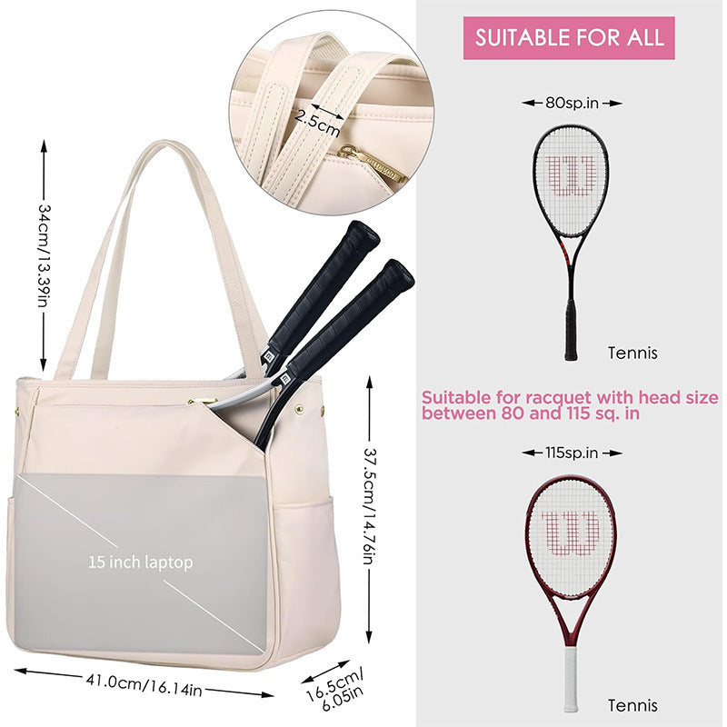 Sporty Tennis Tote Bag Bowlift
