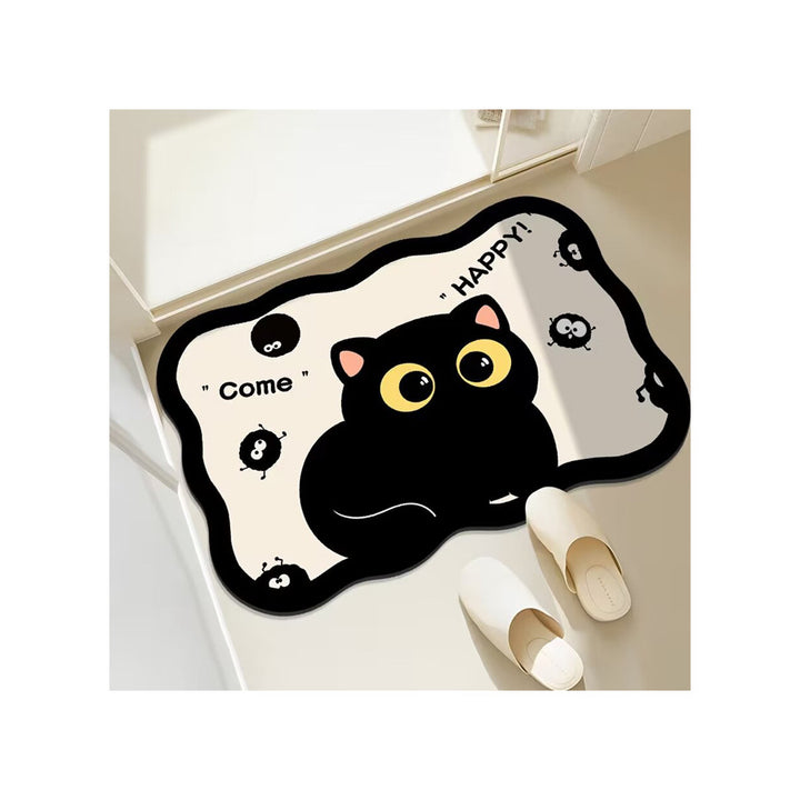 Fun Cat-Themed Bathroom Mat Bowlift