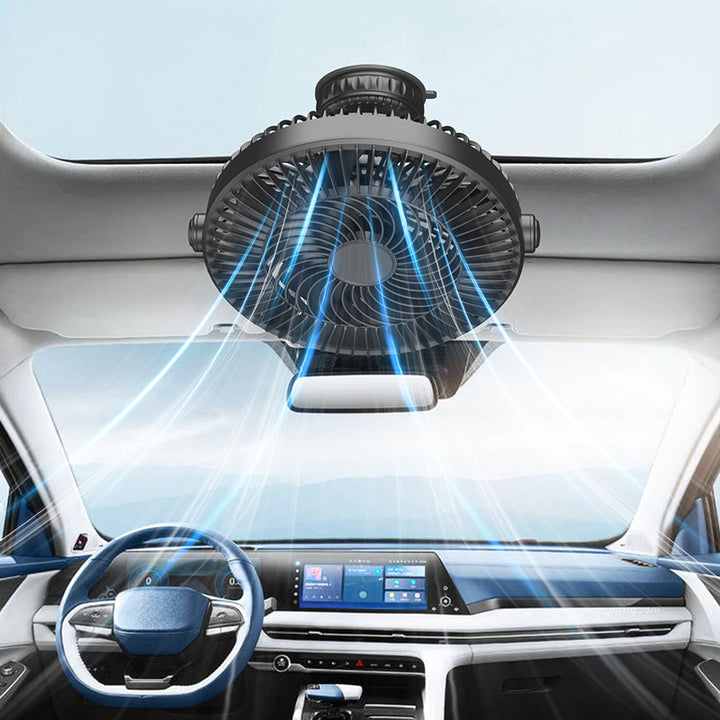 Unisex Car Fan with Flexible Mount Bowlift
