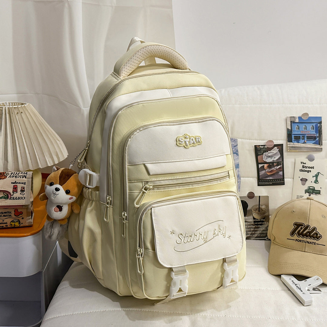 Stylish Multi-Compartment School Backpack