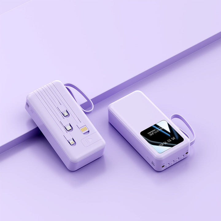 Portable power bank with intelligent energy display and multiple USB ports Bowlift