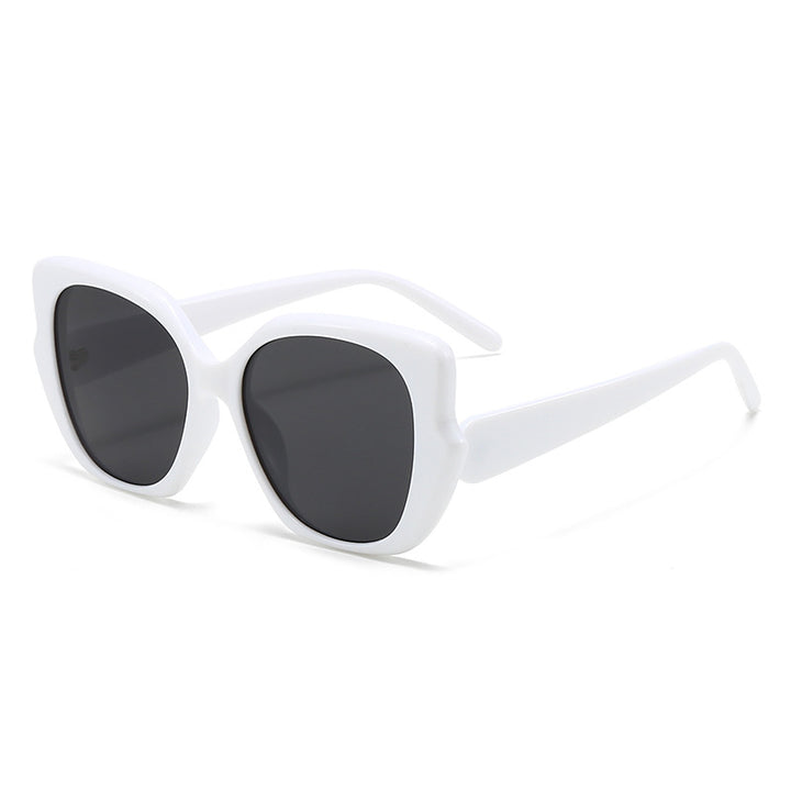 Women's oversized fashionable sunglasses with curved frame Bowlift