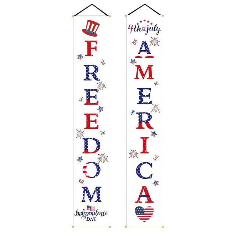 Unisex nan hanging patriotic door banner set Bowlift