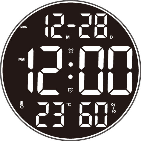 Multifunctional Digital Watch with Temperature Sensor Bowlift
