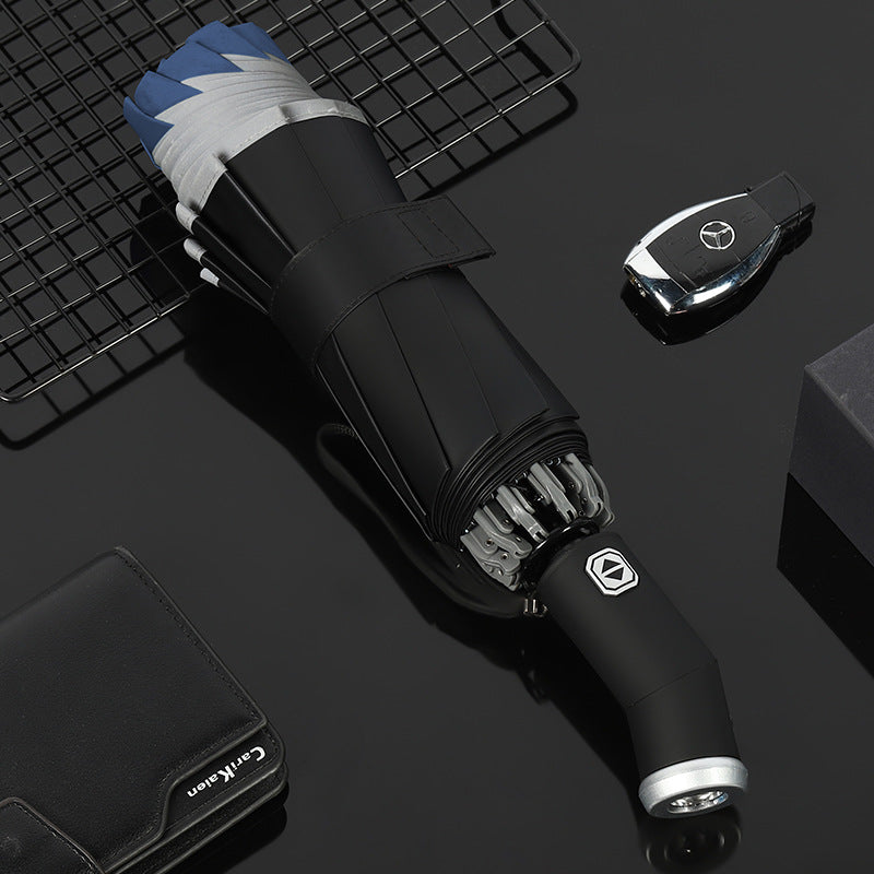 Ladies elegant umbrella with LED light Bowlift