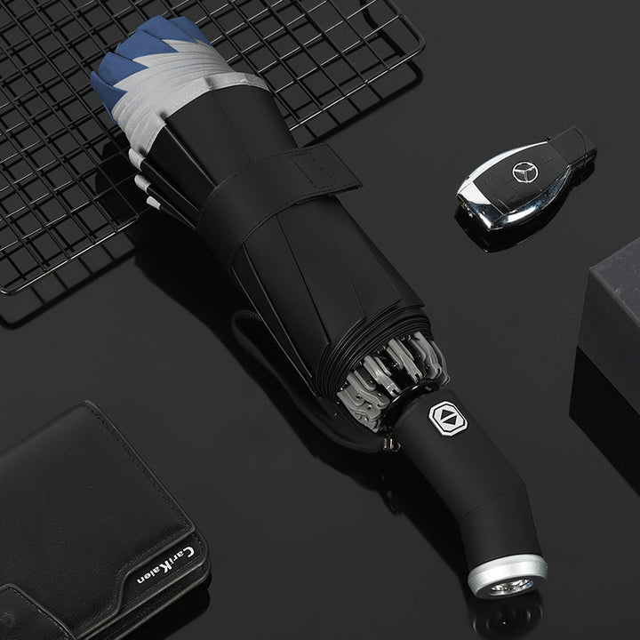 Ladies elegant umbrella with LED light Bowlift