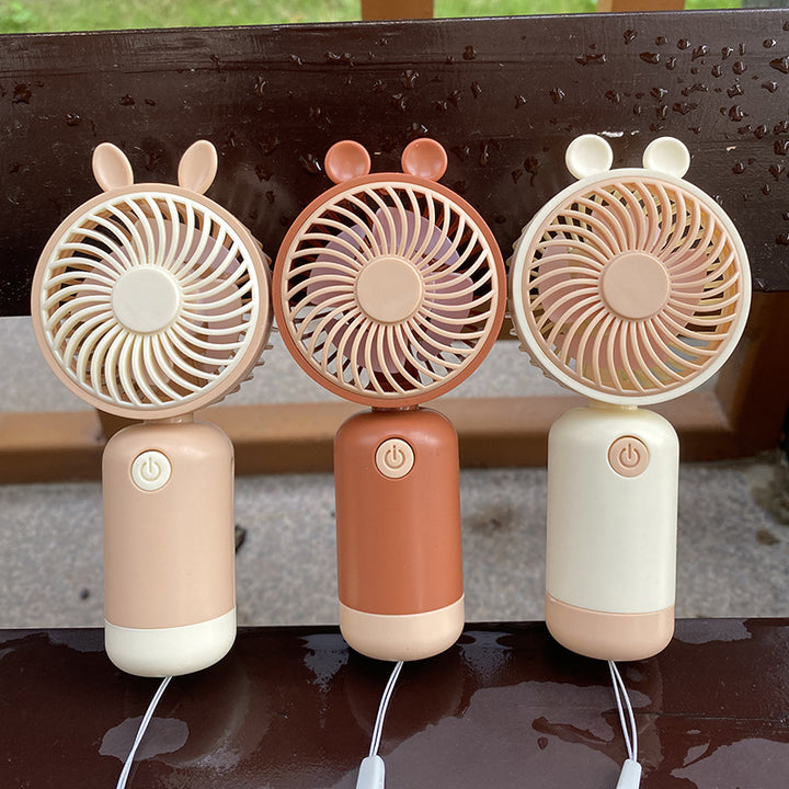 Unisex Portable Hand Fan in Cute Animal Design Bowlift 1782131749