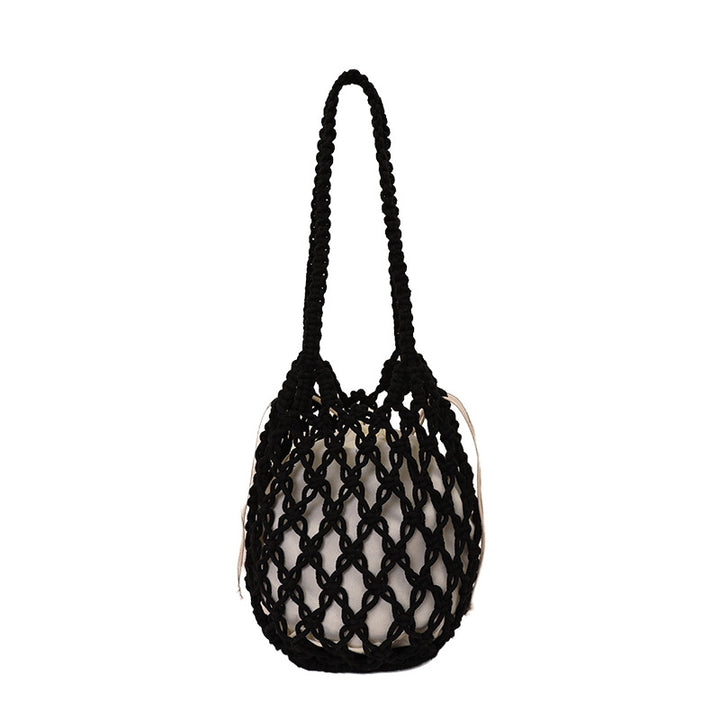 Stylish Macrame Tote Bag Bowlift