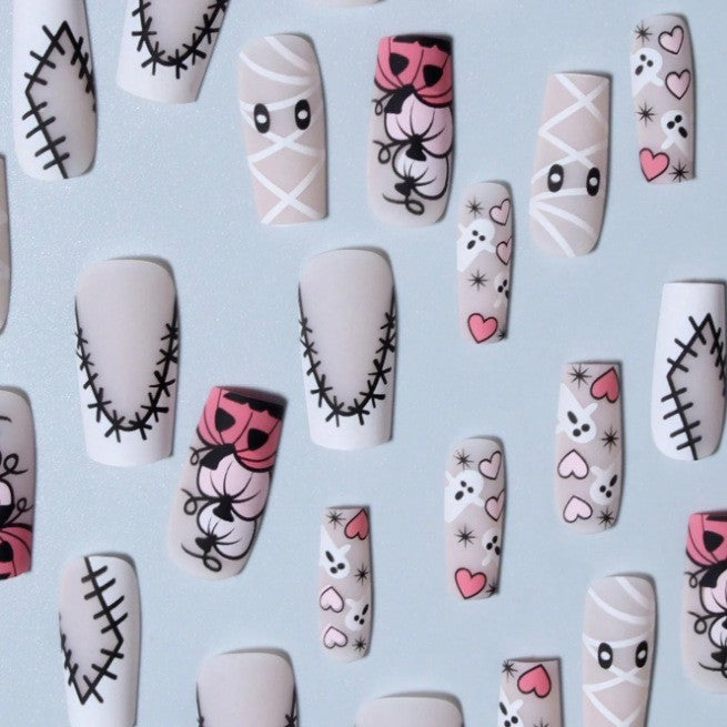 Halloween-Themed Nail Art Design Bowlift