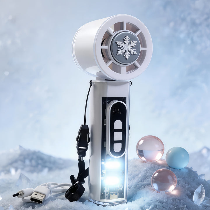 Women Portable Fan with Flexible Adjustable Speed Levels Bowlift