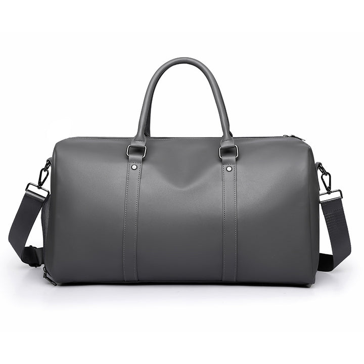 Premium Leather Weekend Travel Duffel Bag Bowlift