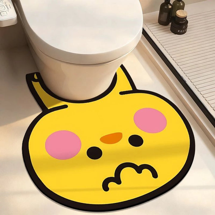 Novelty Pet Paw Bathroom Mat Bowlift
