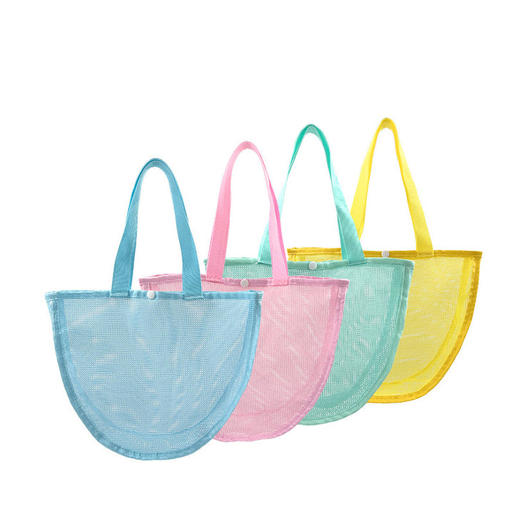 Versatile Beach Bag In Airy Mesh Design Bowlift