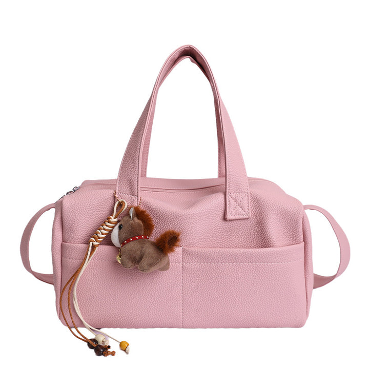 WoVersatile Leather Mini Handheld Bag Bowlift